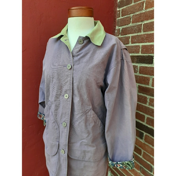 Vintage Woolrich Floral Lined Chore Barn Jacket - Picture 1 of 14